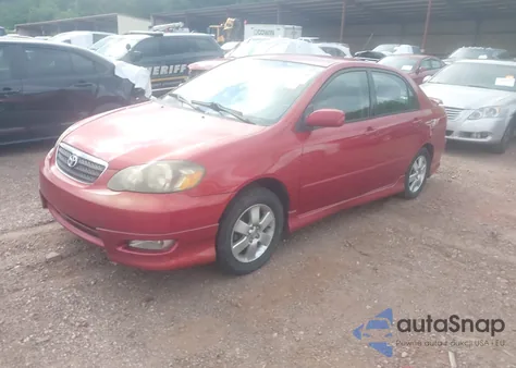 2006 Toyota Corolla S из США, поврежденный, VIN 2T1BR32E56C708185